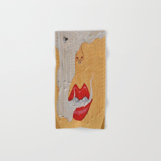 Puff, Smoking Lady Series Hand & Bath Towel