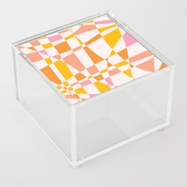 Glass Glitch: PATTERN 06 | The Peach Edition Acrylic Box