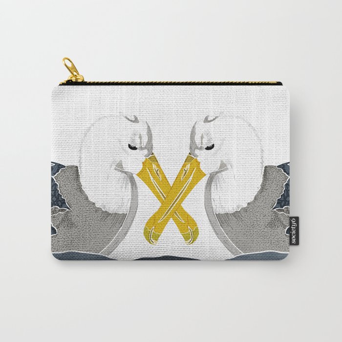 Albatross In Love Carry-All Pouch