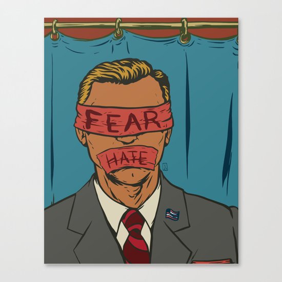 The Fear Hate Factor Canvas Print
