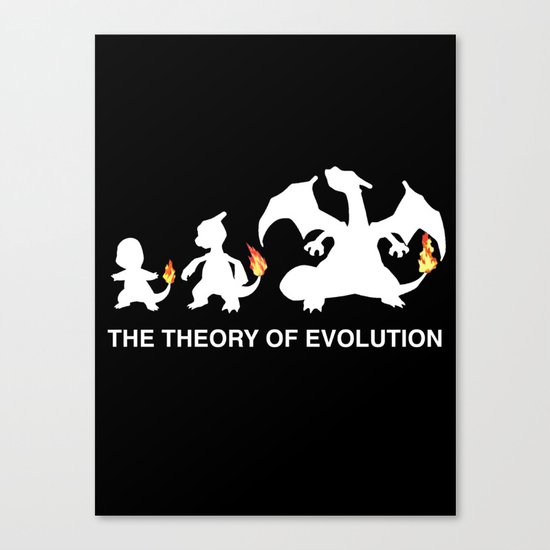The Theory of Evolution Canvas Print