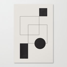 Minimal geometric composition I Canvas Print