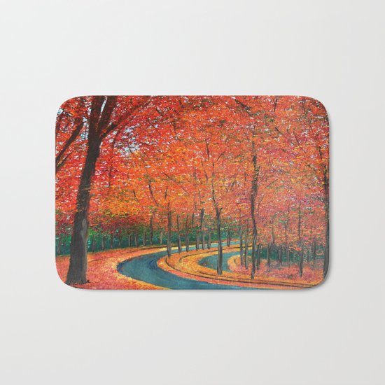 Beautiful colors of Autumn Bath Mat