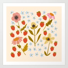 Summer Garden Art Print