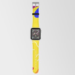 colorful lines shapes pattern design Apple Watch Band