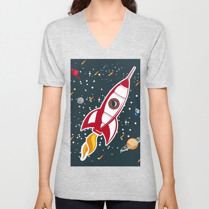 Aerospace V Neck T Shirt