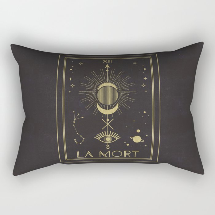 La Mort or The Death Tarot Rectangular Pillow