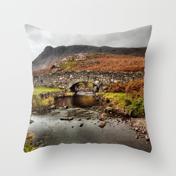 Wastwater Lake District Throw Pillow