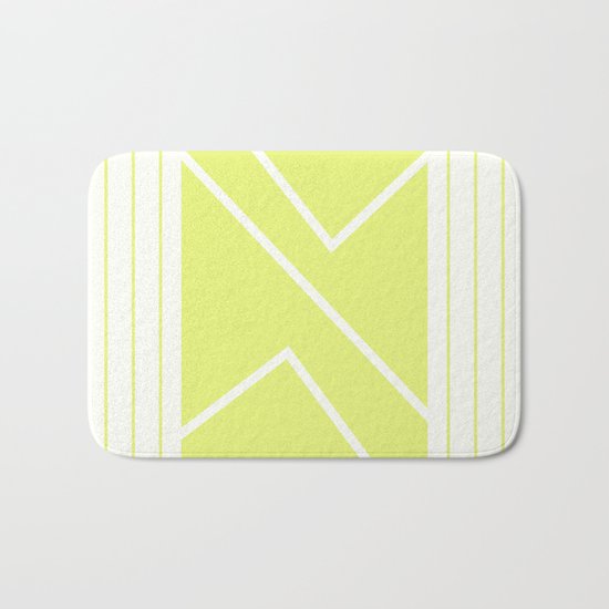Irregular Chevron - The Yellow Bath Mat