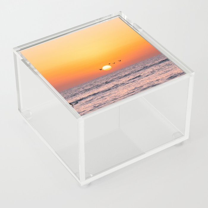 Surf Sunset Acrylic Box