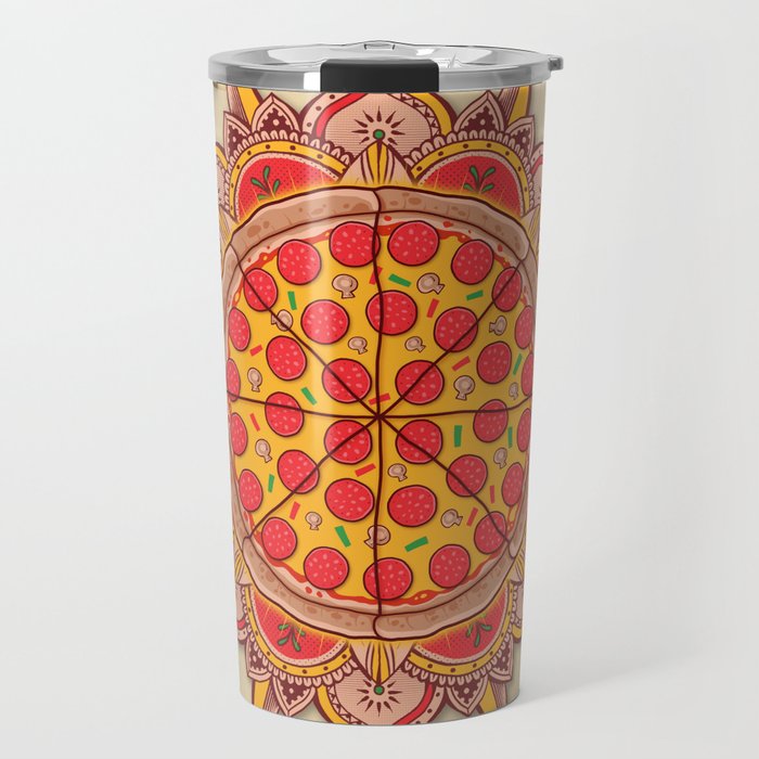 Sacred Pizza Travel Mug