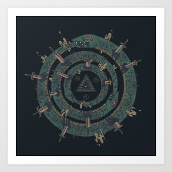 The Cycle Art Print