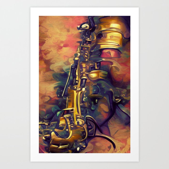 Tenor Saxophone Art Print