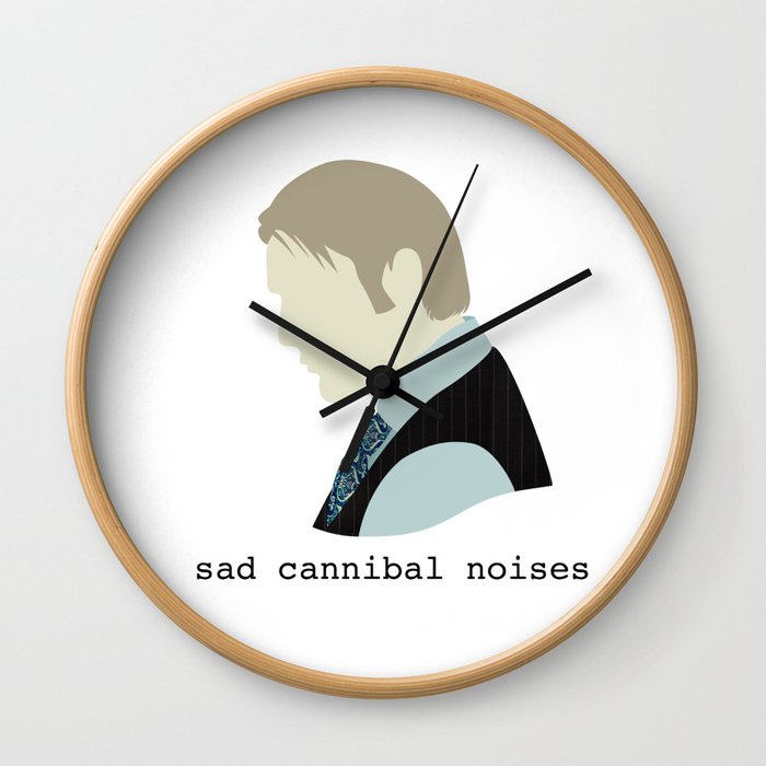 Sad Cannibal Noises Wall Clock