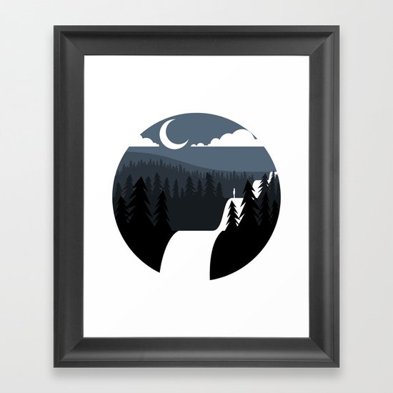 Night Framed Art Print
