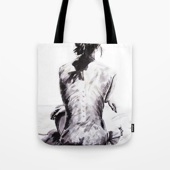 Back and Shadow Study Tote Bag