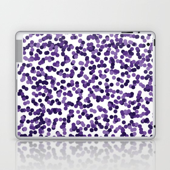 Color Rain Purple Laptop & iPad Skin