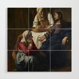 art by johannes vermeer Wood Wall Art