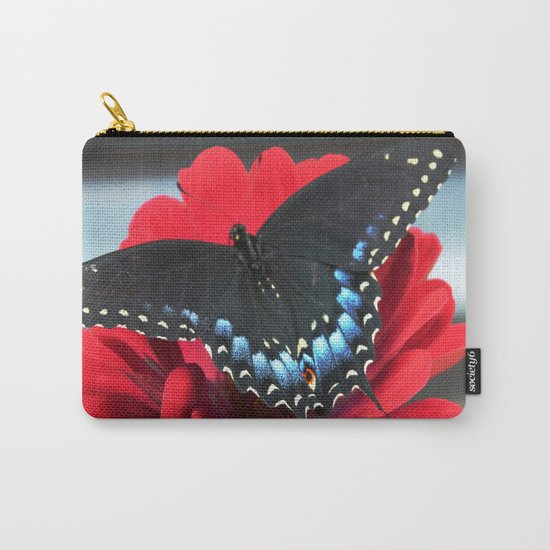 RED BLUE AND BLACK Carry-All Pouch