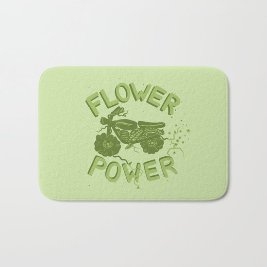 FLORAL FUEL Bath Mat