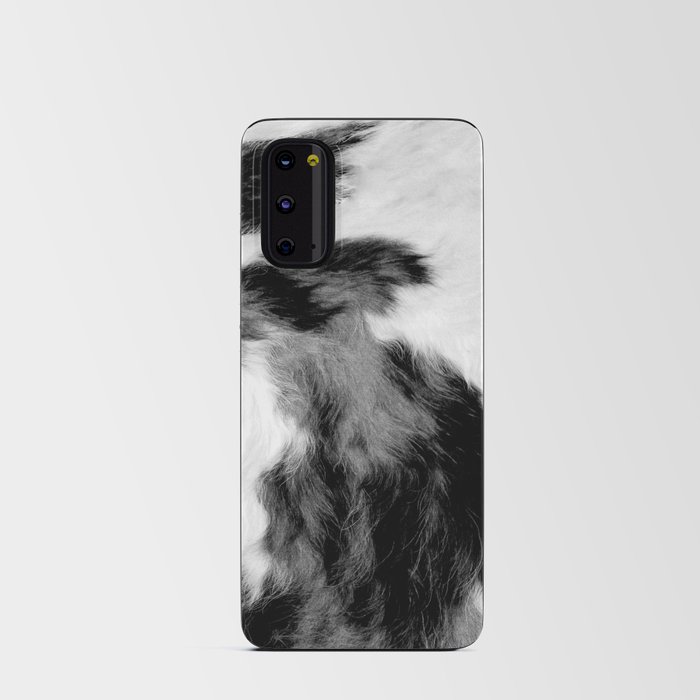 Black and White Southwest Primitive Animal Print Android Card Case