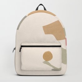 Boho decor balance of abstract shapes Backpack