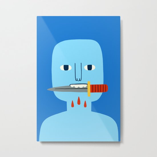 Bite Metal Print