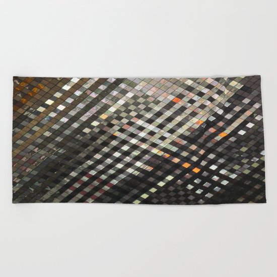 Checkered Reflections II Beach Towel
