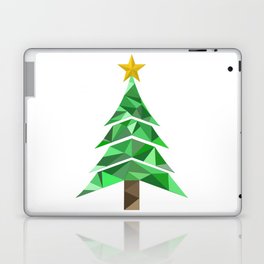 Christmas Tree with Star Topper Laptop Skin