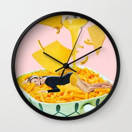 Cheese Dreams (Pink) Wall Clock