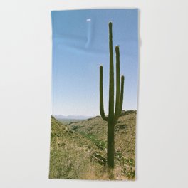 Lonely Cactus Beach Towel