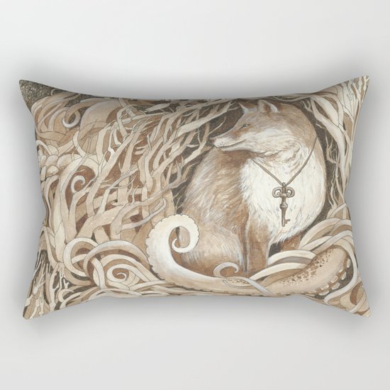 The Fox and the Sea Rectangular Pillow