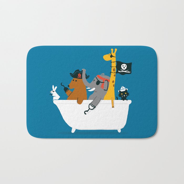 Everybody wants to be the pirate Bath Mat