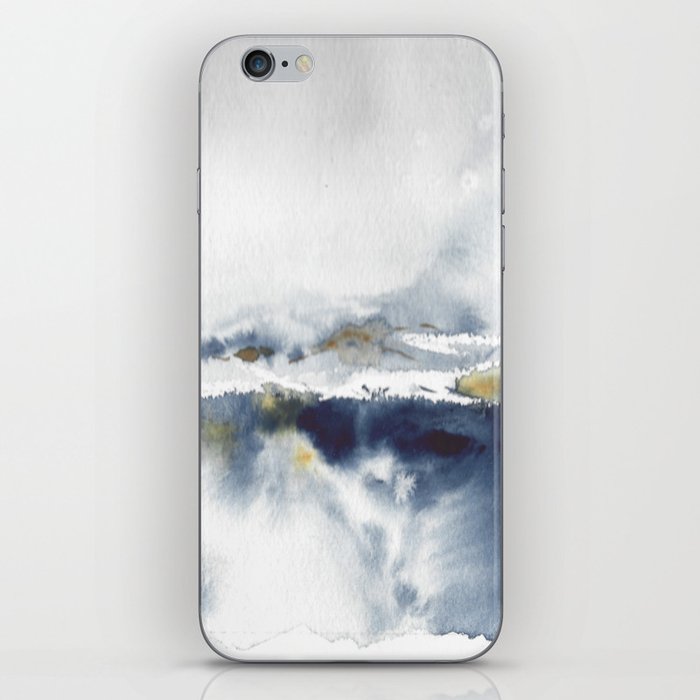 Blue landscape iPhone Skin