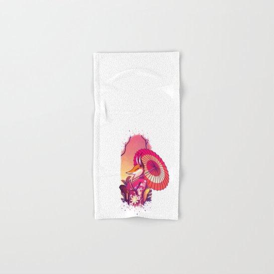 Kimono Kitsune Hand & Bath Towel