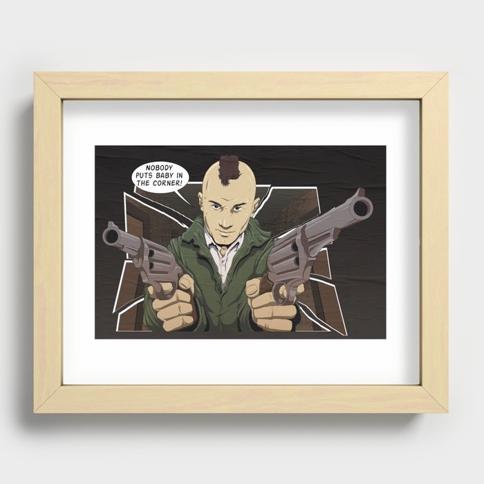 Nobody puts Bickle's Baby in a Corner! Recessed Framed Print