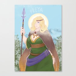 Lady Freya Canvas Print