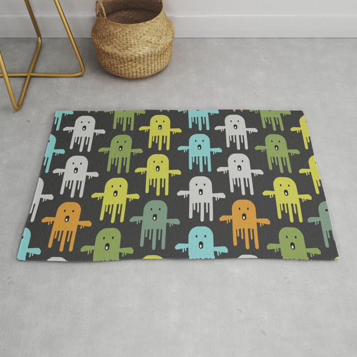 Funny ghosts Rug