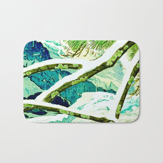 The Winter Green Bath Mat