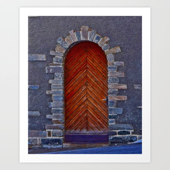 Wood Door Art Print