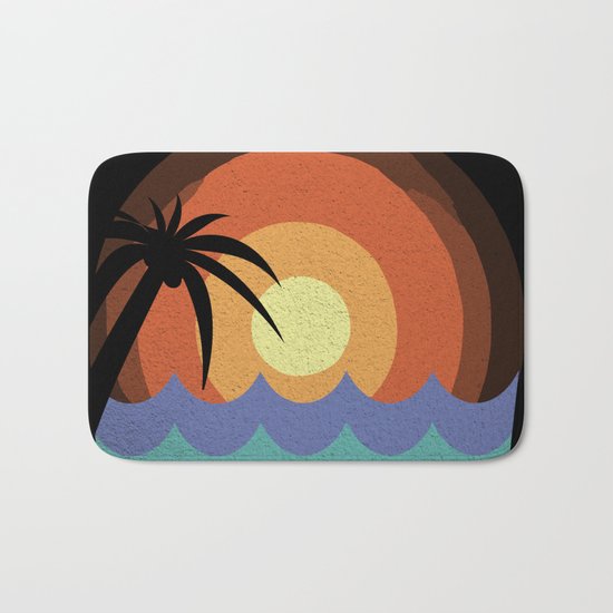 Ocean Sunrise Bath Mat