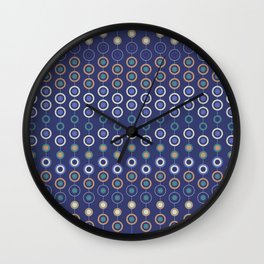 Circle color study 1 Wall Clock