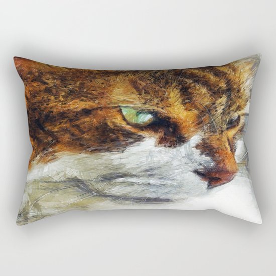 Cute Cat Rectangular Pillow