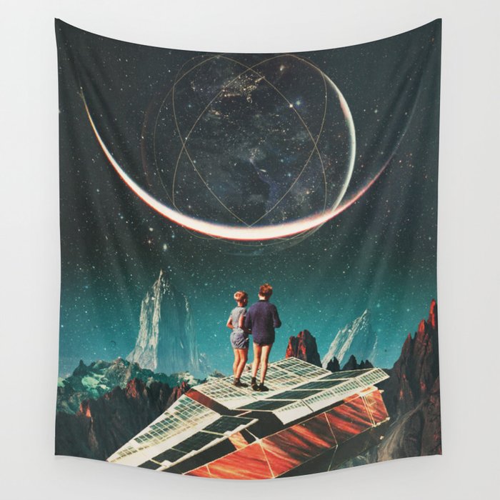 Tapestry that covers whole wall outlet