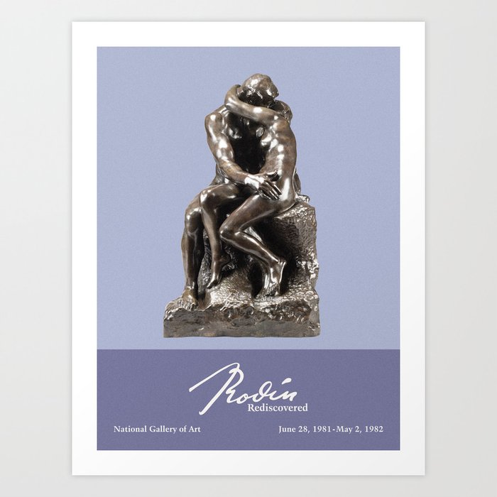 Auguste Rodin Kiss Art Exhibition Print Art Print