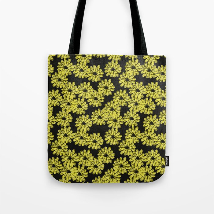 Jessie's Flowers Yellow Tote Bag