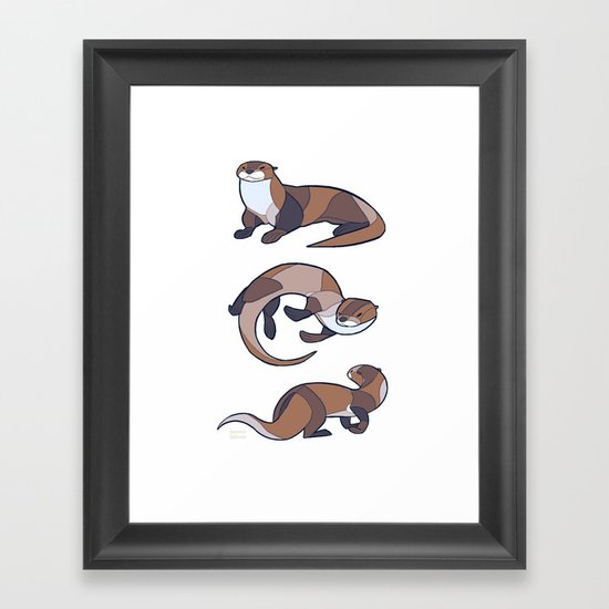 Otter Framed Art Print