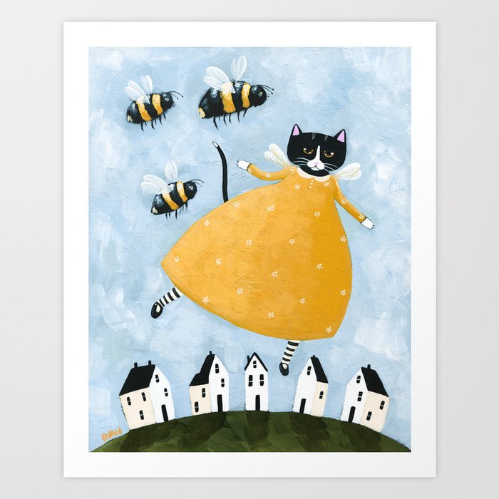 Dreaming of Being a Bee Art Print