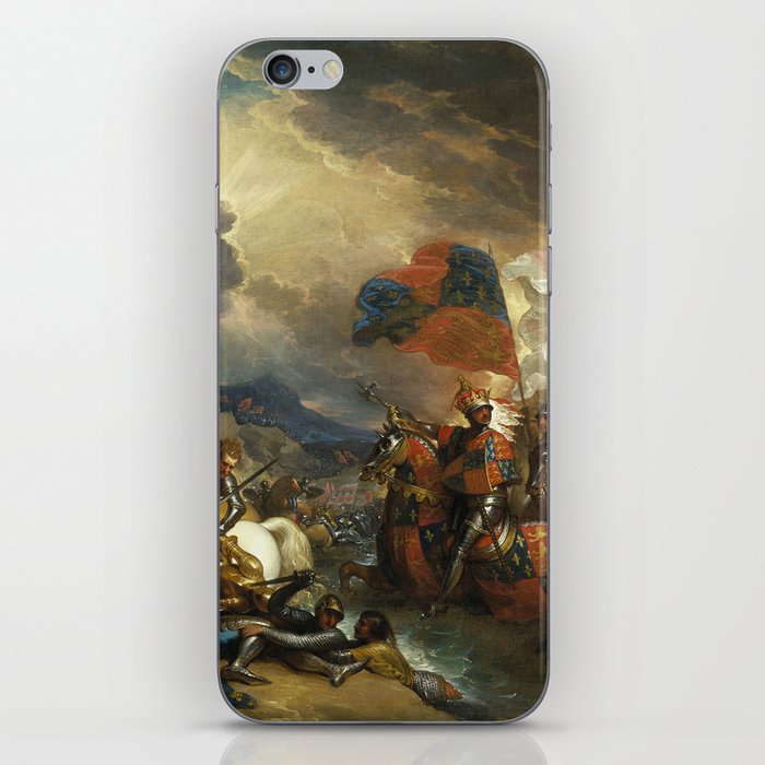  Edward III Crossing the Somme, by Benjamin West iPhone Skin