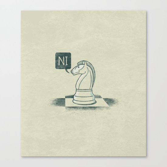 The Knight Who Said Ni Canvas Print